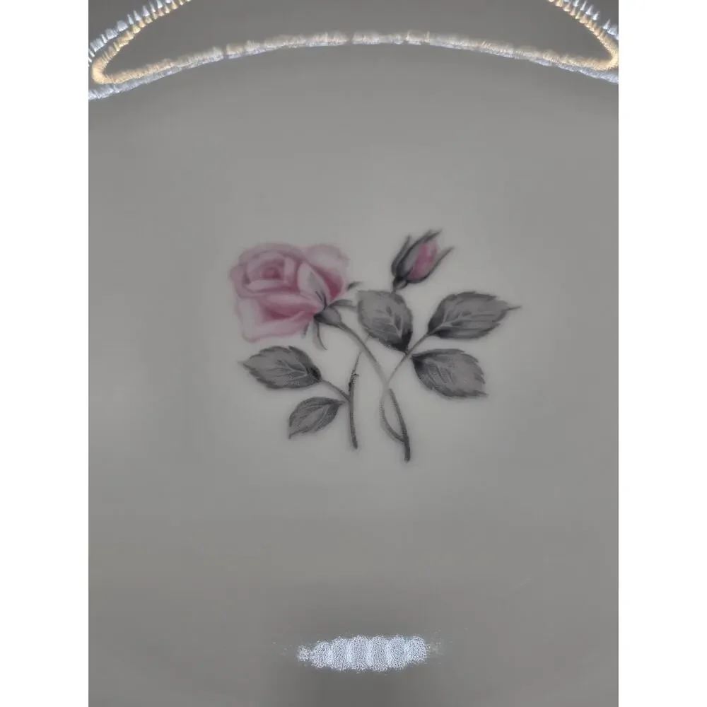 Vintage Grace China Elegante Serving Bowls Set 576 Seyei Japan Rose Platinum